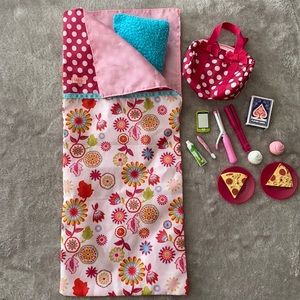 Our Generation 18” doll sleepover set